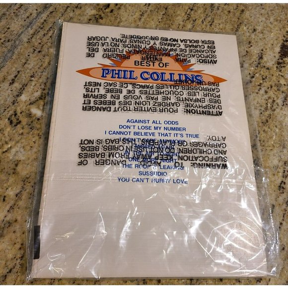 Phil Collins Face Value Vintage Sheet Music Songbook & The Best of Phil Collins - Picture 10 of 10